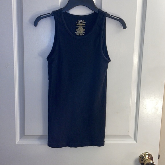 Polo Ralph Lauren black ribbed tank top size medium - Picture 3 of 5